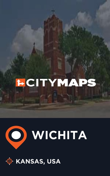 City Maps Wichita Kansas, USA