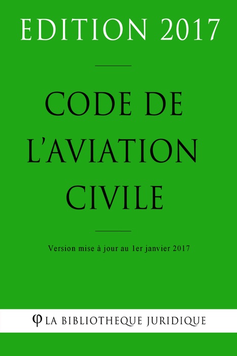 Code de l'aviation civile 2017