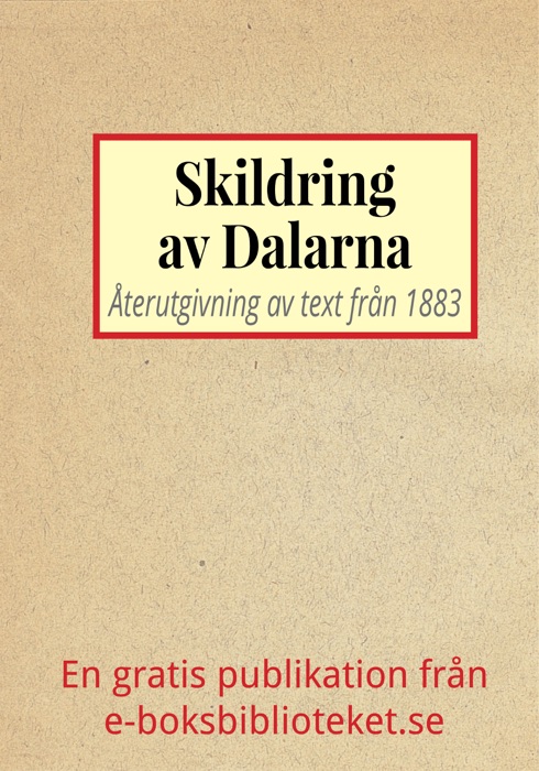 Skildring av Dalarna