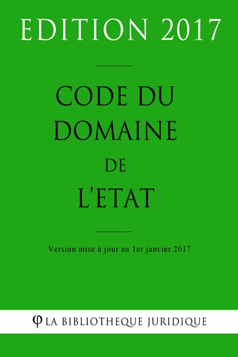 Code du domaine de l'Etat 2017