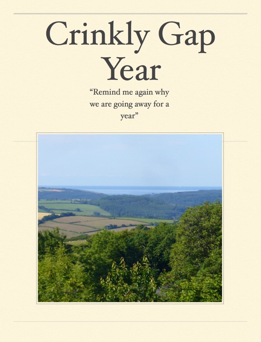 Crinkly Gap Year - Why Not?