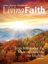 Living Faith October, November, December 2022 - Pat Gohn Cover Art