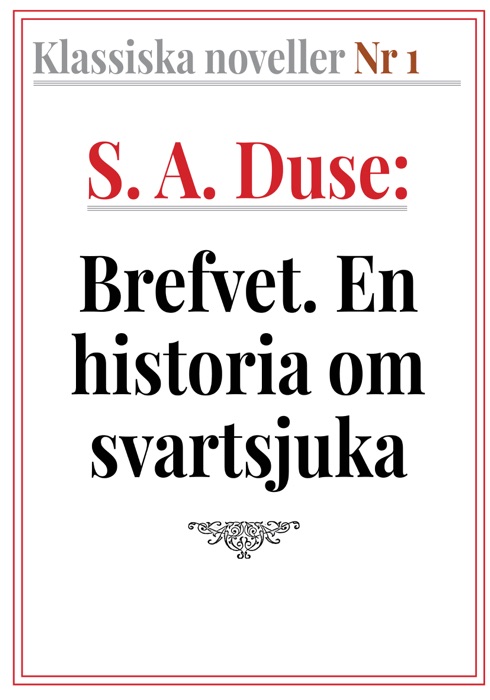 Klassiska noveller 1. Brefvet. En historia om svartsjuka