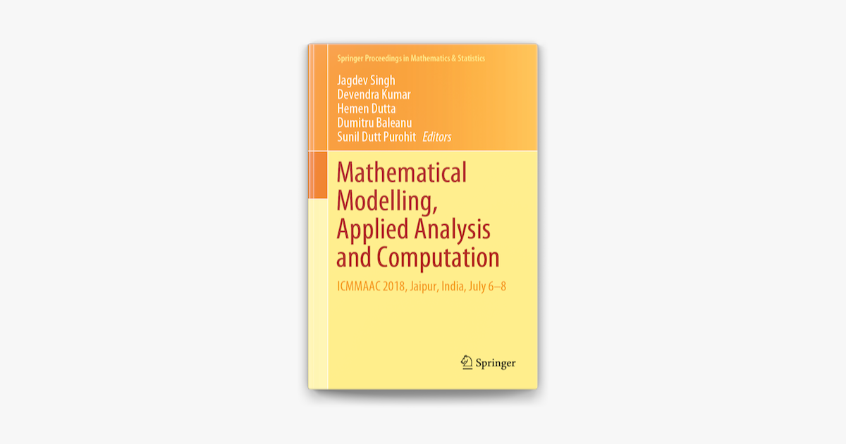 ‎Mathematical Modelling, Applied Analysis And Computation Sur Apple Books