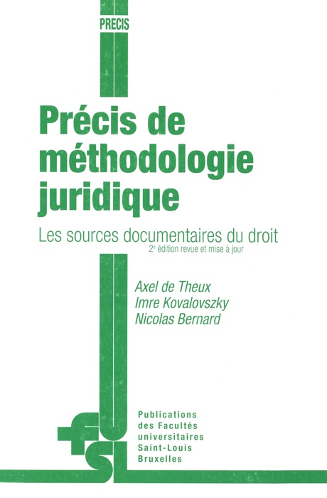 Précis de méthodologie juridique