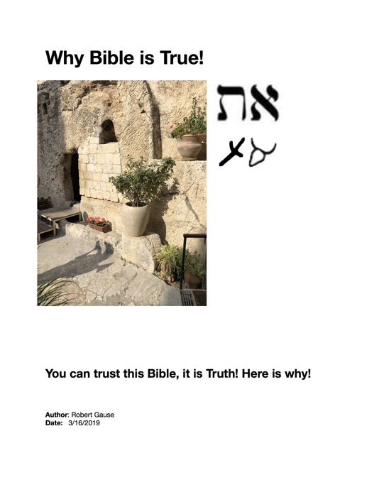 Why Bible is True