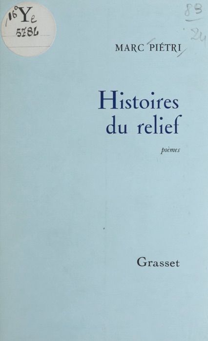 Histoires du relief