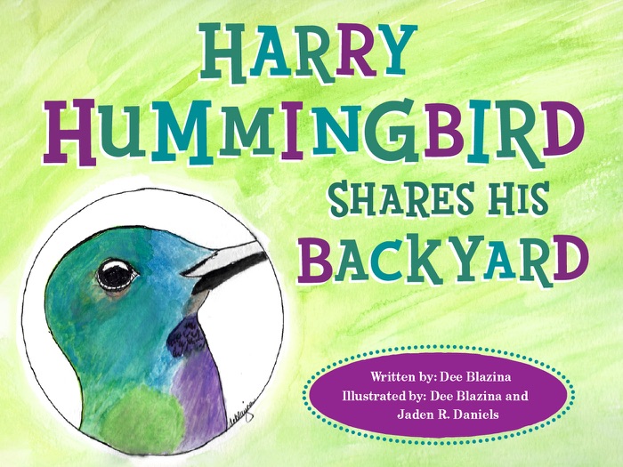 Harry Hummingbird Shares His Backyard