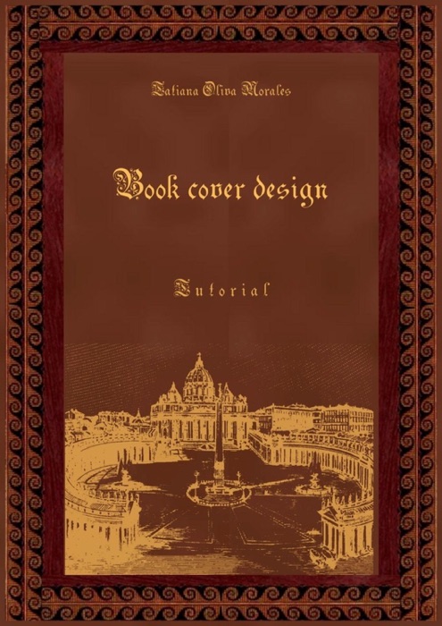 Book cover design. Tutorial