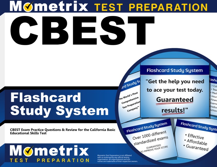 CBEST Flashcard Study System: