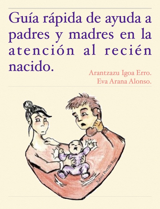 Guía rápida de ayuda a padres y madres en la atención al recién nacido.