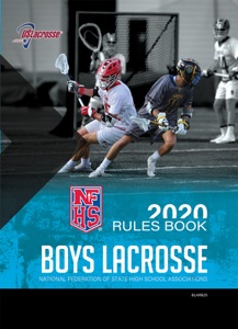 2020 NFHS Boys Lacrosse Rules Book Book Cover