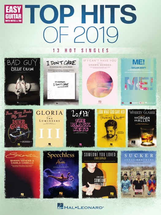 Top Hits of 2019 Easy Guitar Songbook