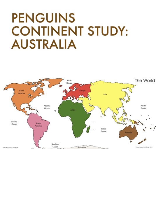 Penguins Continent Study: Australia