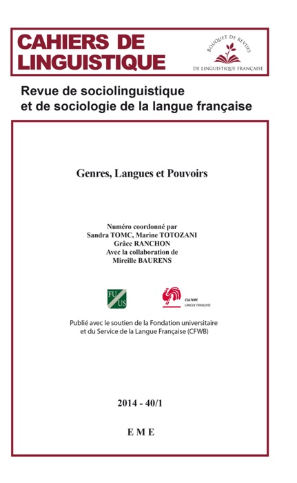 Genres, Langues et Pouvoirs