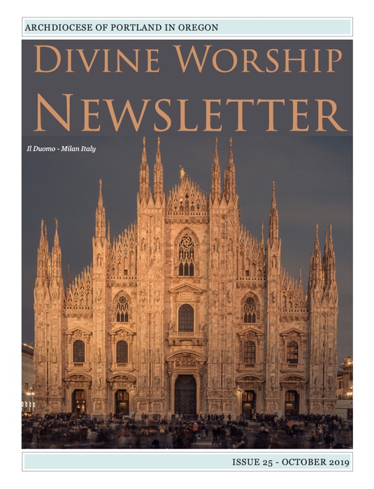 Divine Worship Newsletter - October 2019