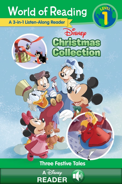 World of Reading:  Disney Christmas Collection 3-in-1 Listen-Along Reader