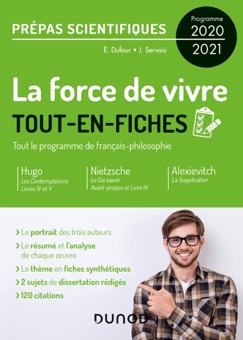 La force de vivre - Prépas scientifiques Programme 2020-2021 - Éric Dufour & Julien Servois