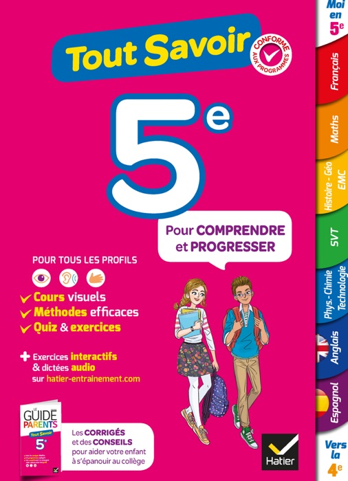 Tout savoir 5e - Tout en un