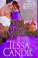 Tessa Candle - Three Masks and a Marquess artwork