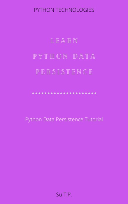 Learn Python Data Persistence