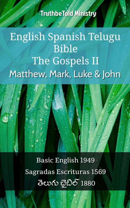 English Spanish Telugu Bible - The Gospels II - Matthew, Mark, Luke & John