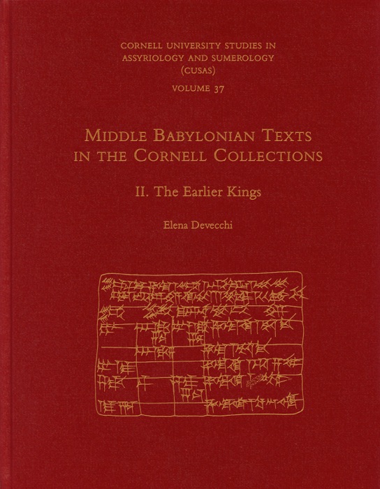 Middle Babylonian Texts in the Cornell Collections, Part 2