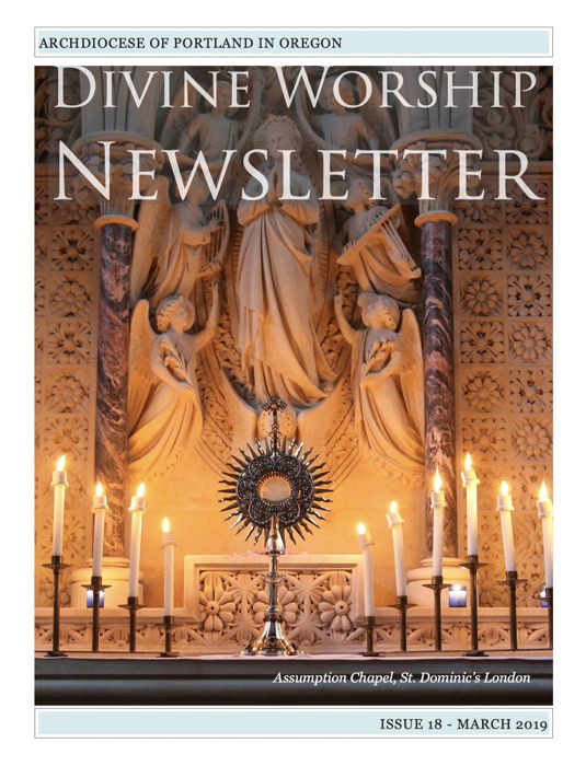 Divine Worship Newsletter - March 2019