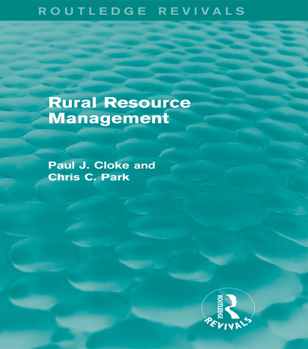 Rural Resource Management (Routledge Revivals)