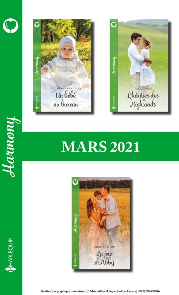 Pack mensuel Harmony : 3 romans (Mars 2021)