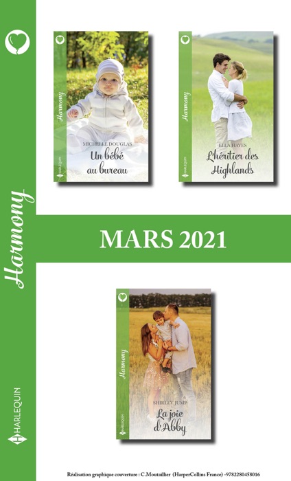 Pack mensuel Harmony : 3 romans (Mars 2021)