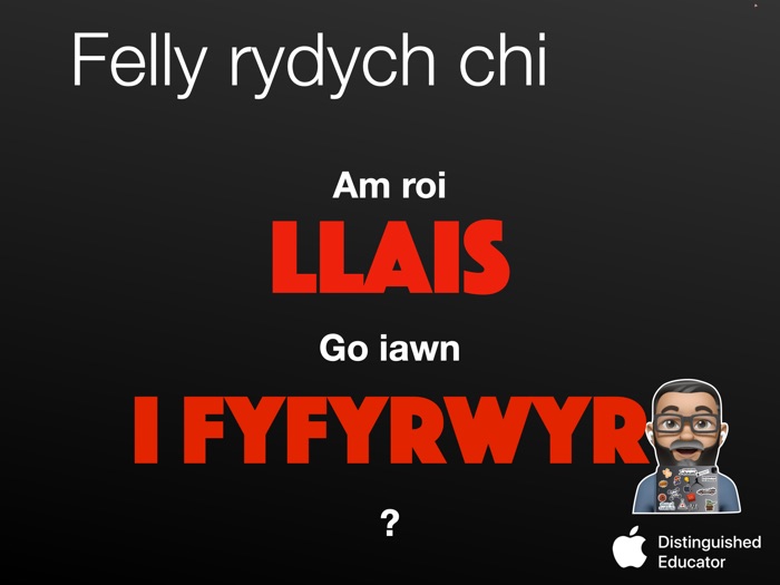 Felly rydych chi am roi llais go iawn i fyfyrwyr?