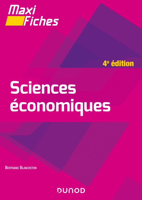 Maxi fiches - Sciences économiques - 4e éd.