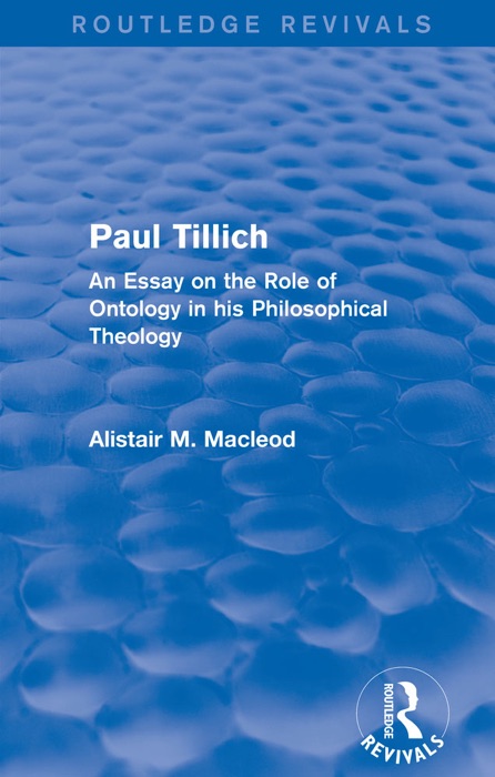 Routledge Revivals: Paul Tillich (1973)