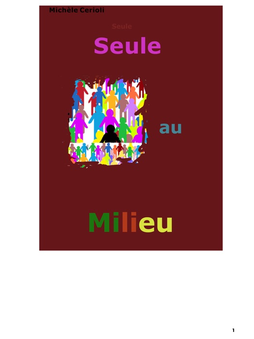 Seule  au milieu
