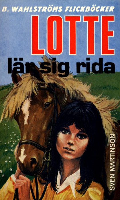 Lotte lär sig rida