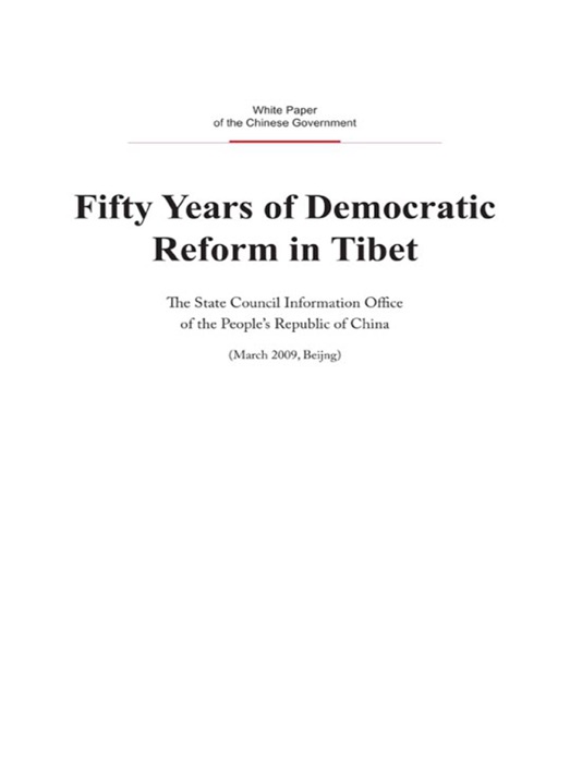 Fifty Years of Democratic Reform in Tibet(English Version)