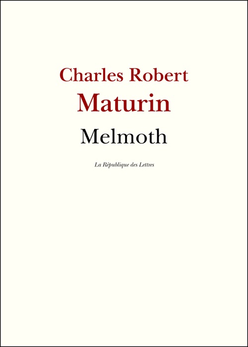 Melmoth ou l'Homme errant