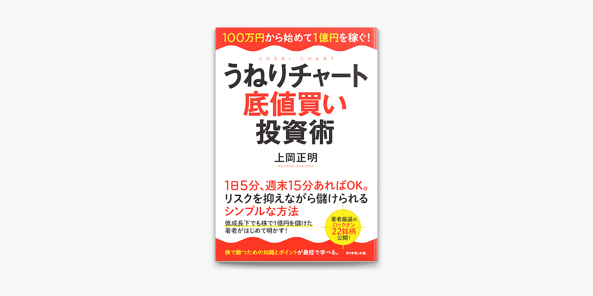 Apple Booksでうねりチャート底値買い投資術を読む