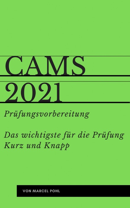 CAMS Pruefungsvorbereitung 2021