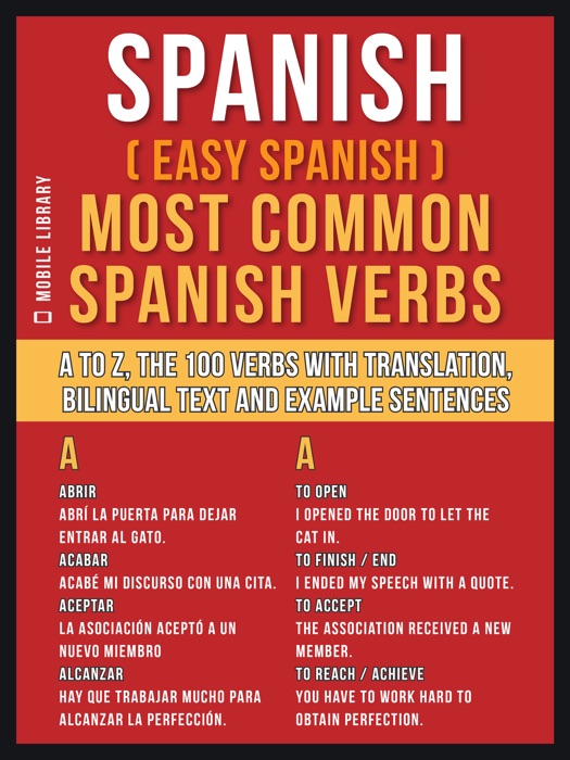 Spanish ( Easy Spanish ) Most Common Spanish Verbs
