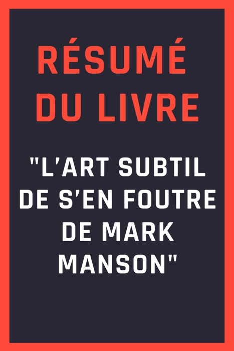 Résumé du livre 