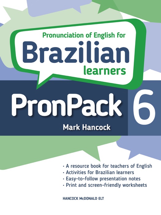 PronPack 6: Pronunciation of English For Brazilian Learners