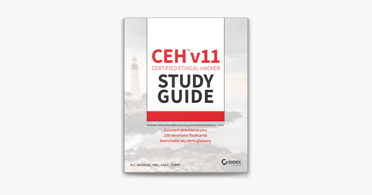 CEH v11 Certified Ethical Hacker Study Guide on Apple Sns-Brigh10