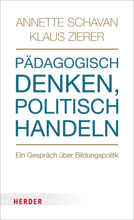 Pädagogisch denken, politisch handeln