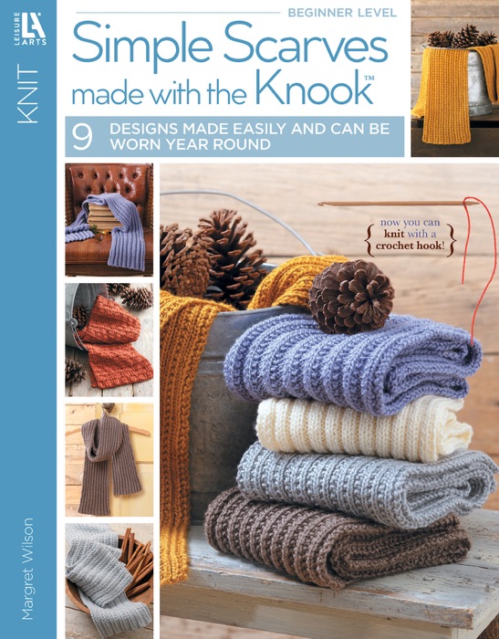 Simple Scarves Made with the Knook