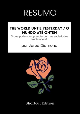 Capa do livro O Mundo até ontem de Jared Diamond