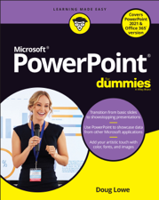 PowerPoint For Dummies, Office 2021 Edition - Doug Lowe Cover Art