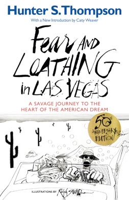 Capa do livro Fear and Loathing in Las Vegas de Hunter S. Thompson