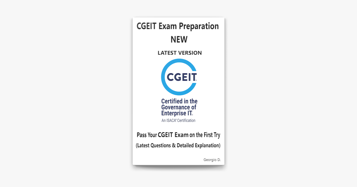 New CGEIT Exam Book